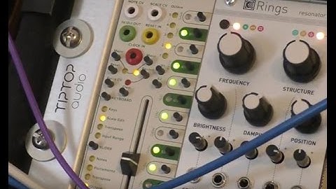 Tip Top QuantiZer demo with Mother 32, 0-Coast and SQ1