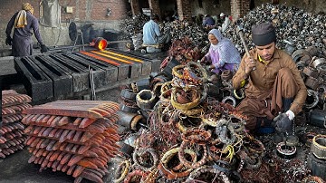 Amazing Extraction Process of HIGH-VALUE Copper from SCRAP Motors is Easier