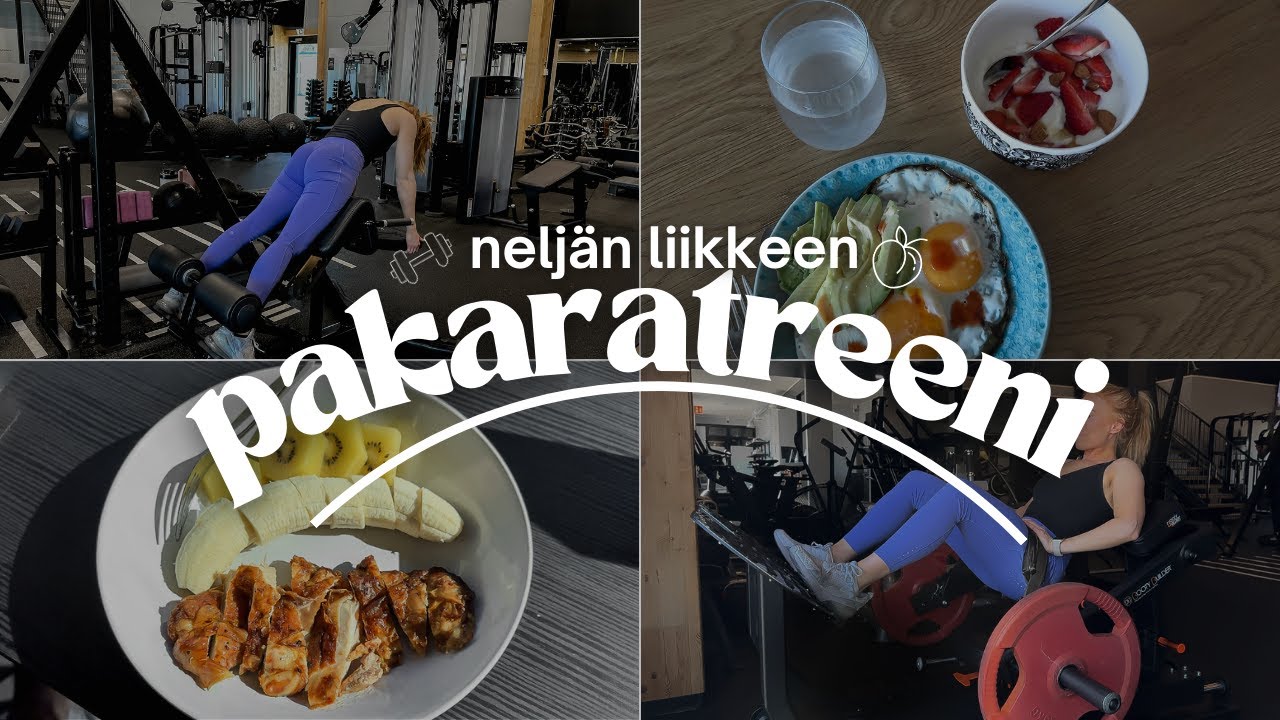 TEHOKAS PAKARATREENI - vain neljä liikettä