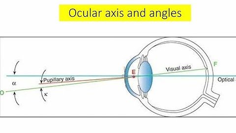 Ocular axis and its angles | angle alpha,  angle gamma,  angle kappa |#optometry