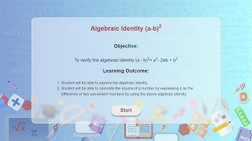To verify the algebraic identity :( a-b)2 =a2 - 2ab + b2