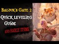 Baldurs gate 2  quick leveling guide and early items