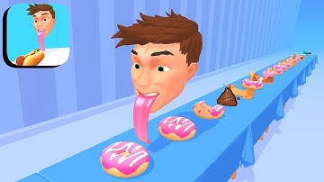 Lick Food - All Levels Gameplay Android,ios (Levels 17-23)