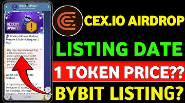 Cex.io Airdrop Big Update || Cex.io Airdrop Listing Date || Cex.io Power Tap New Update