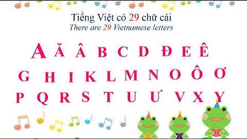 1.  Bảng chữ cái tiếng Việt   Vietnamese Alphabet