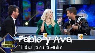Pablo Alborán y Ava Max improvisan 'Tabú' para calentar la voz - El Hormiguero 3.0 Resimi