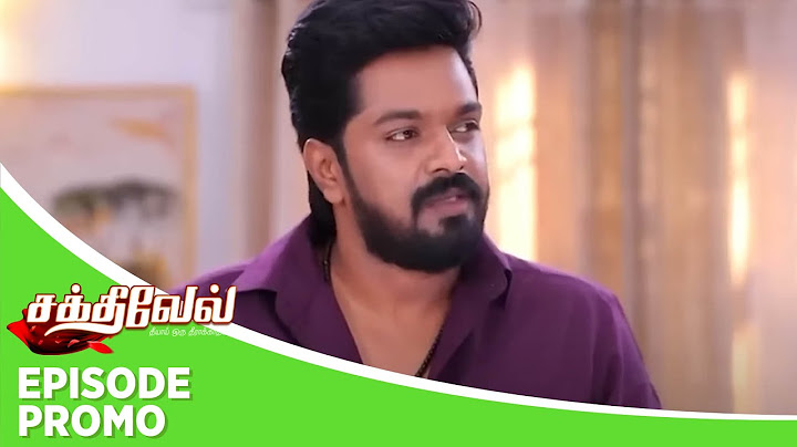 Sakthivel | Episode Promo | 24th March 2025
