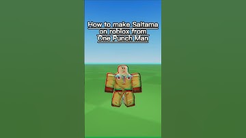 How to Make Saitama on Roblox from One Punch Man