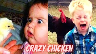 MOST Crazy Chicken Trolling Babies and Kids| Funny Babies and Pets by Universe Unique Animals 119 views 3 years ago 9 minutes, 29 seconds