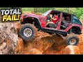 Total fail  jeep breaks  off road recoveries