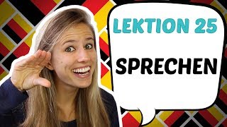 GERMAN LESSON 25: Learn the verb TO SPEAK in German 🗣