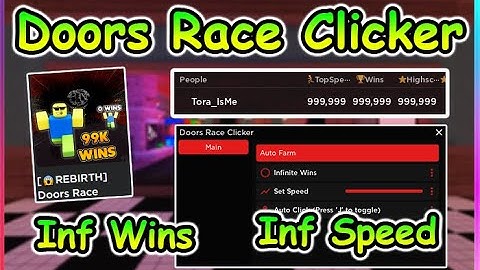 [NEW] Roblox Doors Race Clicker Script - Infinite Wins | Infinite Speed | Auto Click