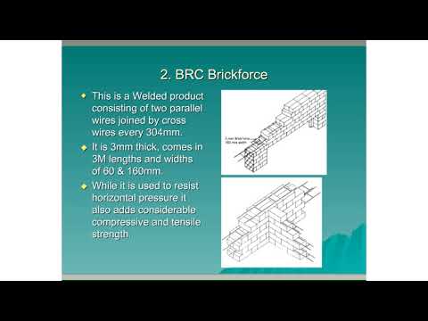 Video: Reinforcement Of Brickwork: SNiP And Norms, We Choose A Reinforcing Mesh For Rows Of Bricks