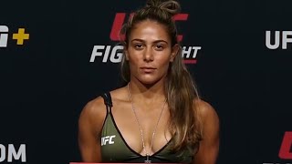 Tabatha Ricci and Manon Fiorot - Official Weigh-ins - (UFC Fight Night: Rozenstruik vs. Sakai)