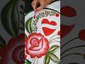 easy flower painting tutorial #bedsheet painting design #short #bedsheet pr painting krna sikhe #art