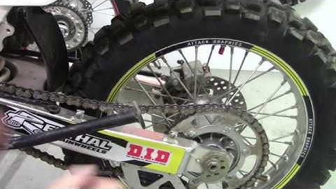 DRZ 400s front sprocket replacement!