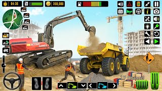 Máy Xúc, Xe Tải Xây Dựng Thành Phố | City Construction Simulator: Excavator, Dump Truck Games screenshot 1