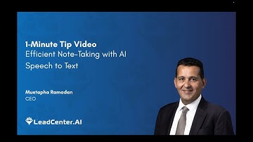 Efficient Note-Taking with AI Speech to Text