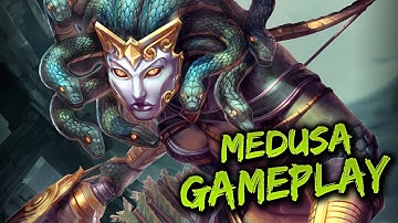 Smite Medusa Gameplay - THEY SURRENDERED IN 12 MINUTES?!