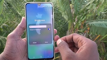How to turn OFF adaptive brightness in Samsung Galaxy A16 5G