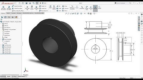 SOLIDWORKS Exercise for Beginners - Pulley | Exercise 12