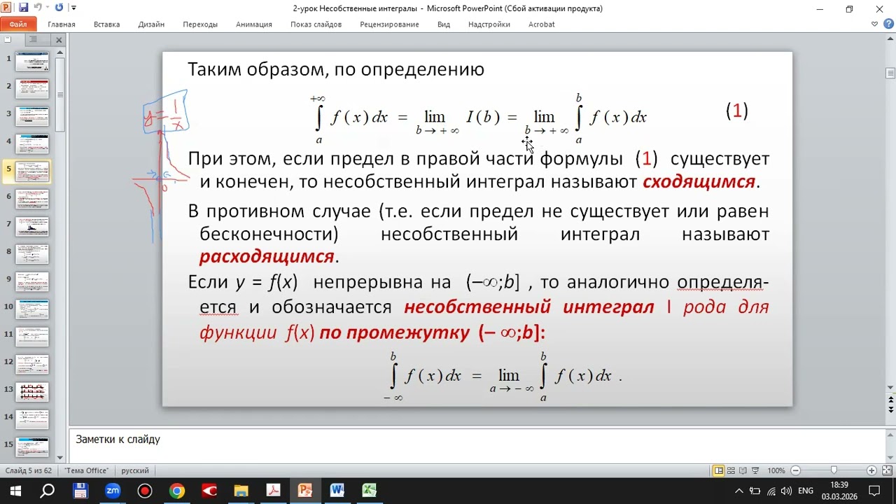 Несобственные интегралы