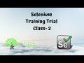 Selenium Training Trial Class-2