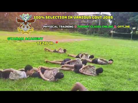 Physical training class for upcoming Assam police SI,AB,UB CAMMANDO  Assam Forest Guard Recruitment 