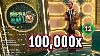 Lucky Player Hits 100,000x Jackpot Win - Mega Ball Live screenshot 4