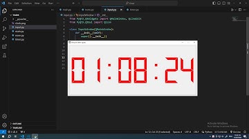 Lập trình Python - Tạo đồng hồ điện tử đếm ngược