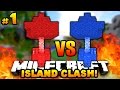 Minecraft ISLAND CLASH #1 "NEW EPIC GAME!" w/ PrestonPlayz & MrWoofless