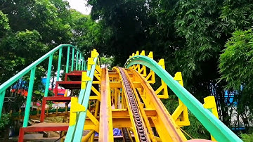 Trượt thác nước cảm giác mạnh ở hồ núi cốc Thái Nguyên