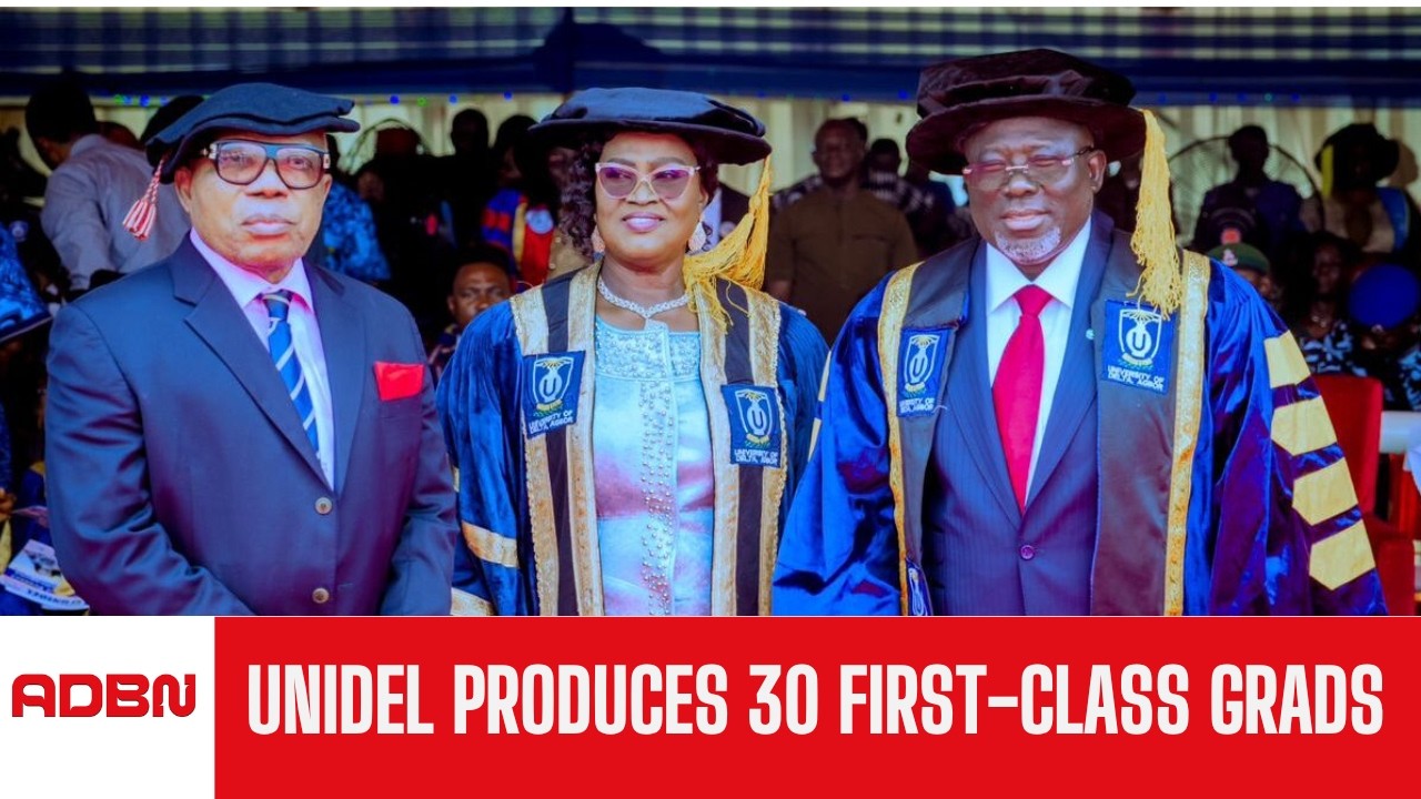 UNIDEL Produces 30 First - Class Graduates In Maiden Convocation