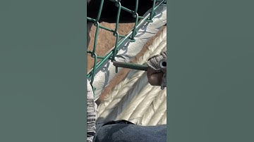 Weaving process of protective net #automobile #machine