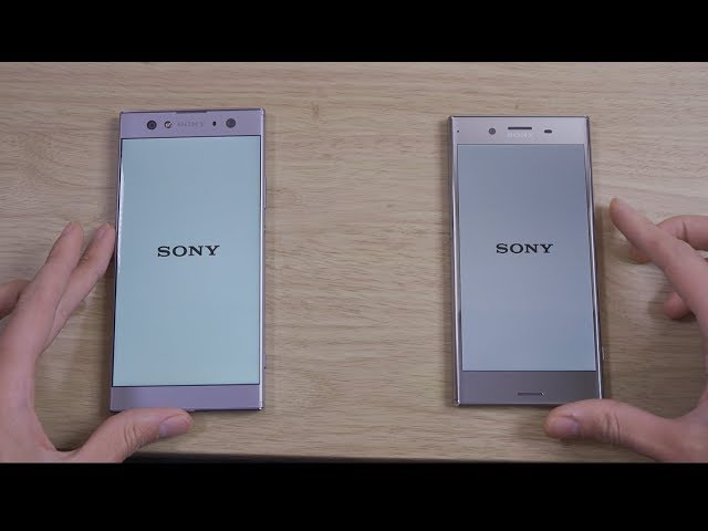 Sony Xperia XA2 Ultra y Sony Xperia XZ Premium - ¡Prueba de velocidad!