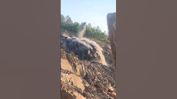 A good way to ban the use of explosives: CO2 rock blasting system RILON #co2rockblasting #mining