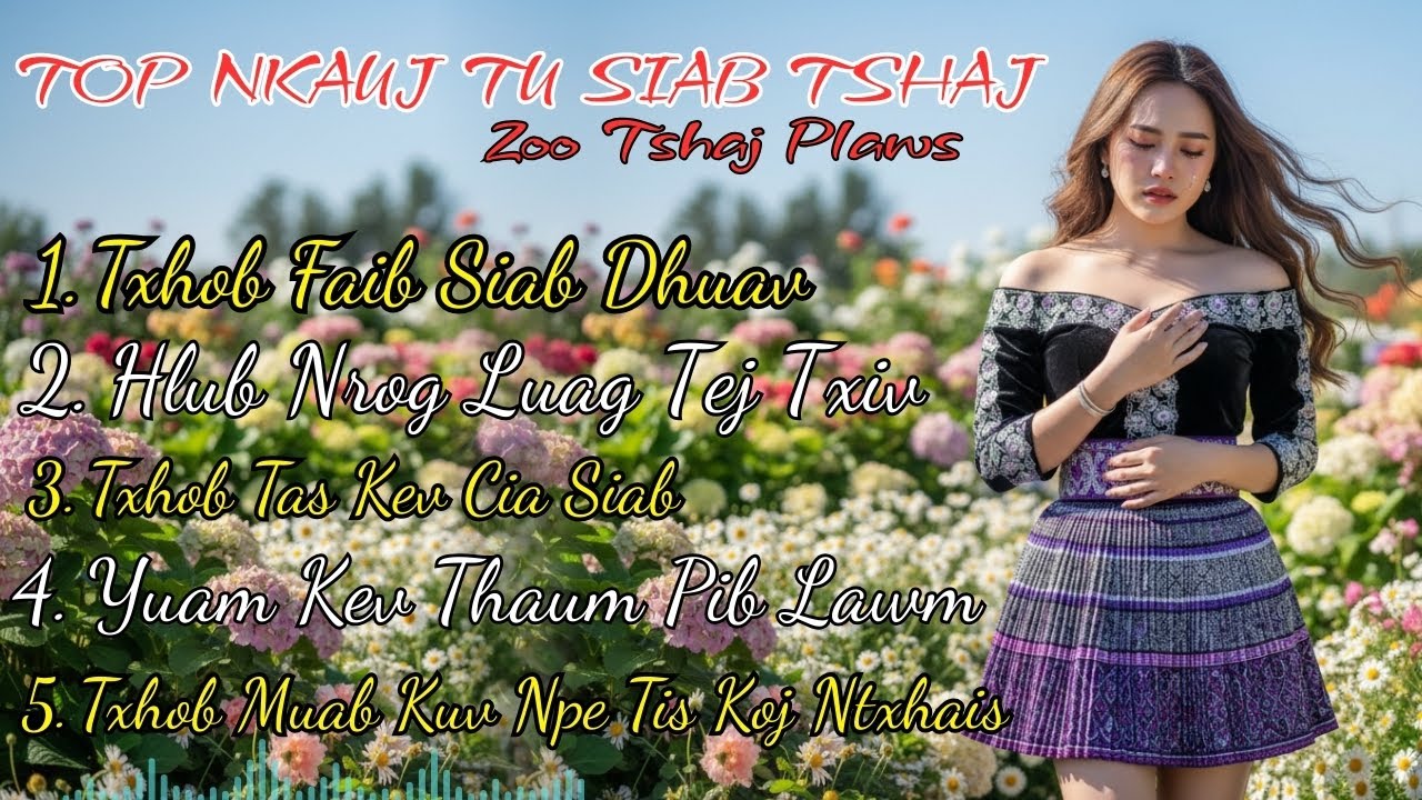 Top 5 Zaj Nkauj Kho Siab Heev Hottrend [Cover] Hmong EDM Music #nkaujkhosiab #suabkhosiab