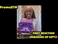 Unboxing and first reaction to gift promostk crafts diy gifts jewelrybox mosaictile reactions