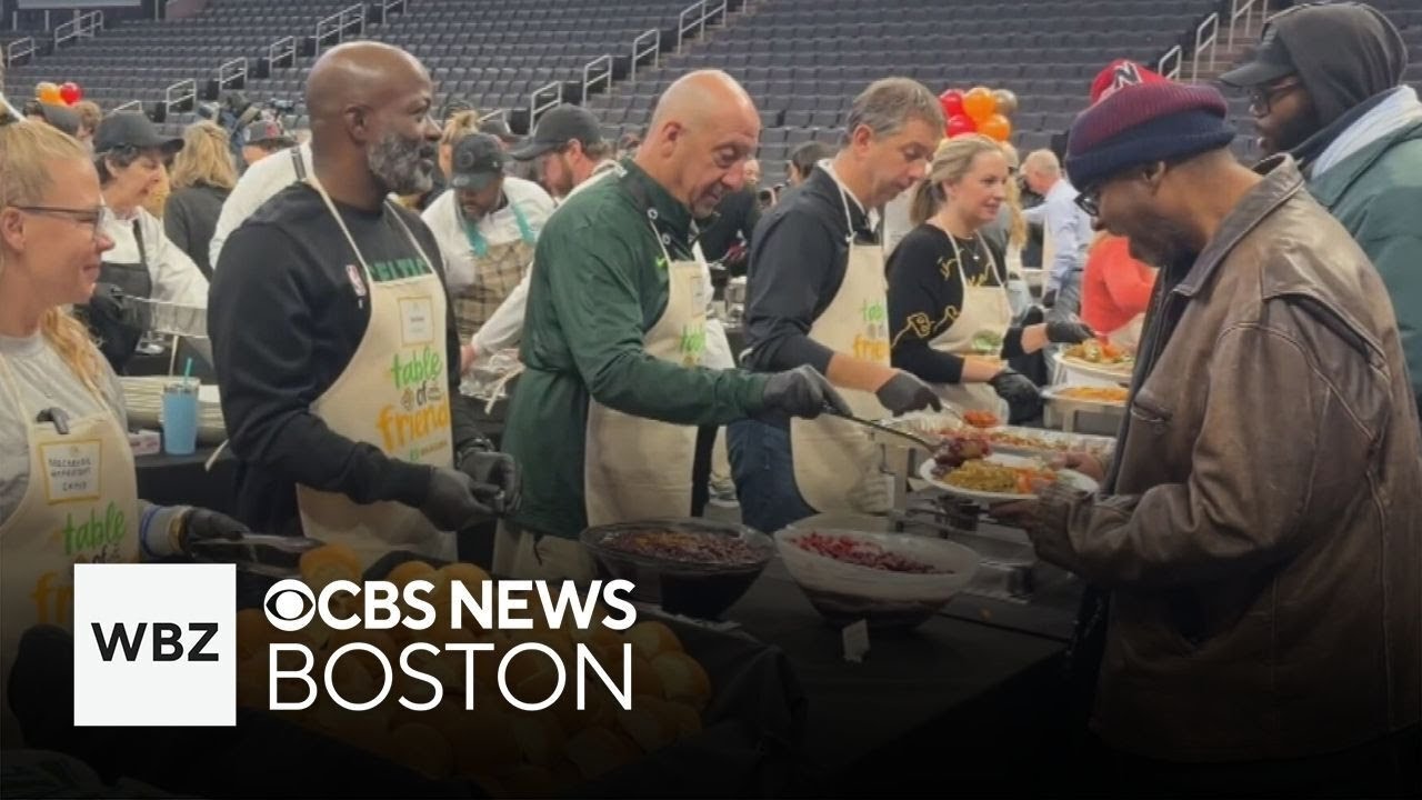 TD Garden hosts massive Thanksgiving dinner for people in need