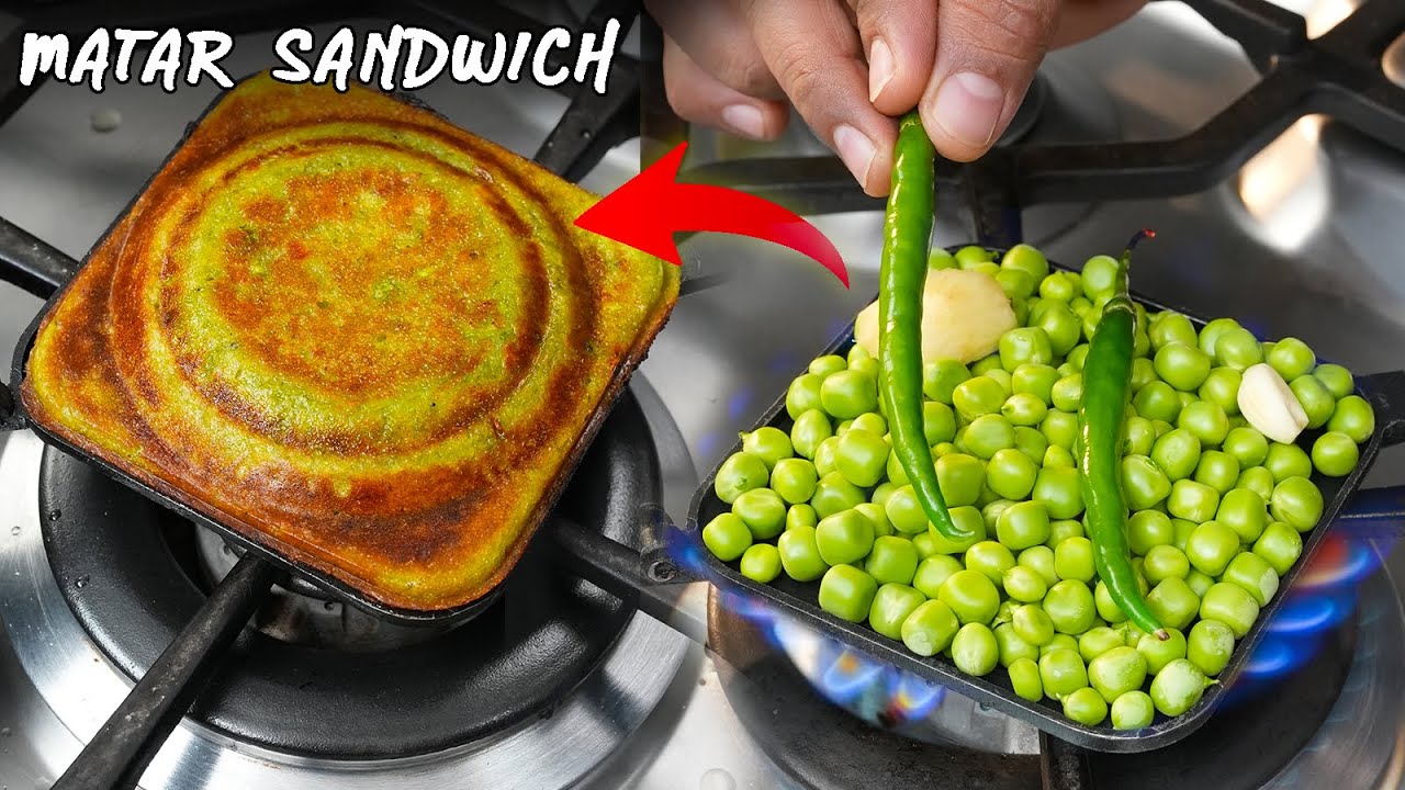 Green peas sandwich