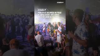 Público se aglomera na praia de Copacabana três horas antes de show de Madonna