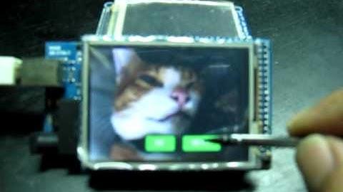 2.8" TFT Color LCD, touch screen shield for Arduino