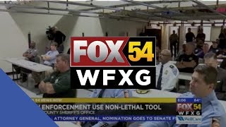 WFXG Fox 54 News Now: Police test new non-lethal tool for law enforcement screenshot 2