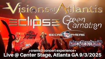 Visions of Atlantis, Green Carnation, Eclipse, Secret Sphere & Aries Descendant LIVE ProgPower 2025
