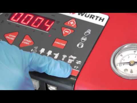 Würth injector cleaner / Máquina para limpieza y prueba de inyectores