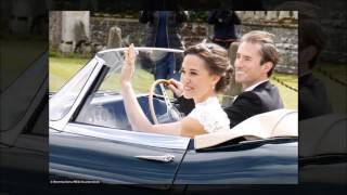 Inside Pippa's wedding: The first photographs of flower-laden $120,000 glass 'porta-palace'