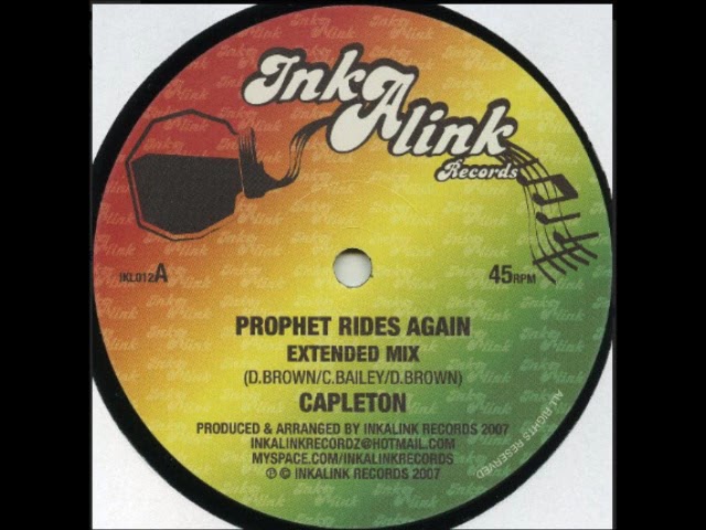名曲！Capleton /Prophet Rides Again Capleton - Prophet Rides Again - (Extended Mix) - YouTube