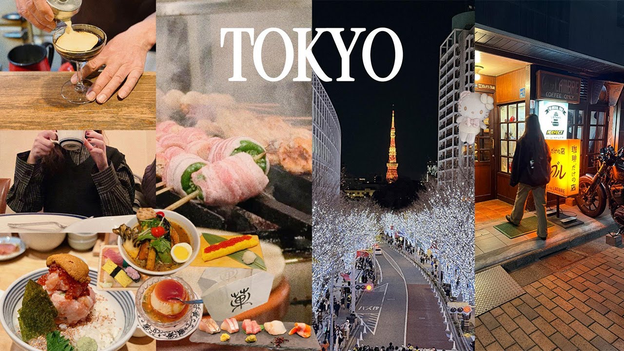 3박4일 겨울 도쿄여행🗼•야키토리💛•일루미네이션✨•느좋 로컬 이자카야•킷사텐•호텔•쇼핑•딸기모찌•도쿄 여행 브이로그•칼디•츠지한•이마카츠•시부야•긴자•롯본기•신바시•도쿄 맛집•연말