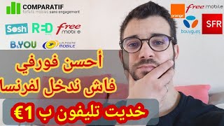 أحسن فورفي و شركة إتصال بفرنسا، و قصتي مع التليفون لي خديت  ب 1€