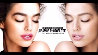 TUTORIAL DE MAQUILLAJE / ¡USAMOS PHOTOFILTRE! - Ev Videos en Español screenshot 5
